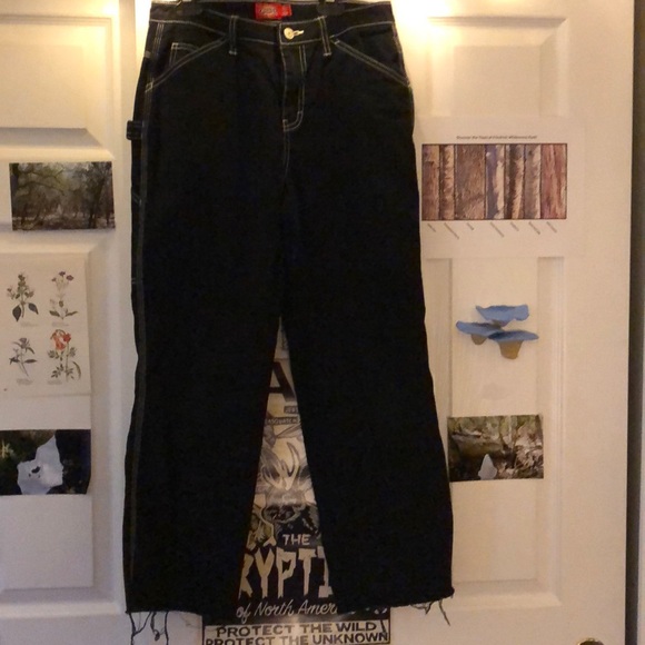 Womens black dickies carpenter pants - Picture 1 of 2